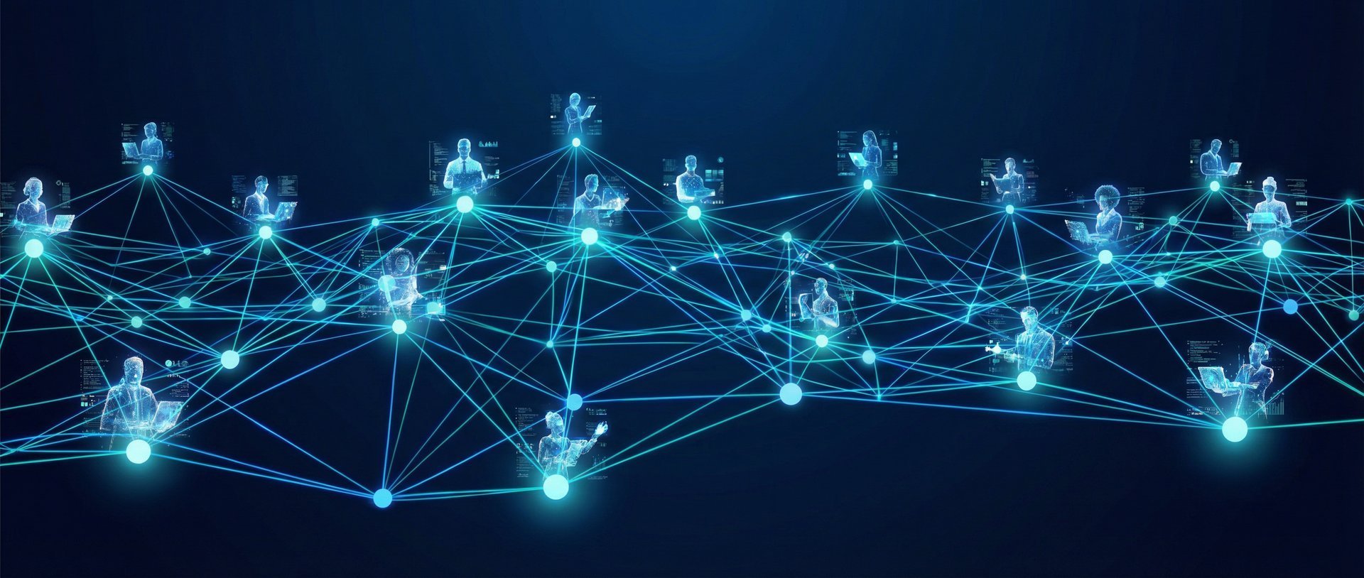 AI Workforce Background 1 - Custom AI Agents for Business Automation